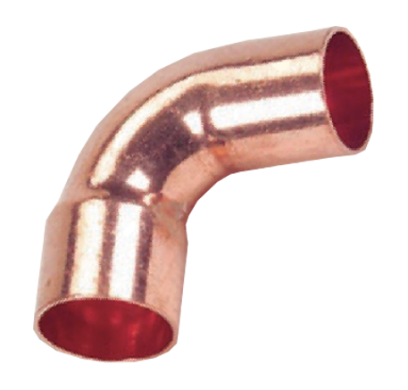 1-1/8" - 90° Elbow - Close Ruff - C x C
