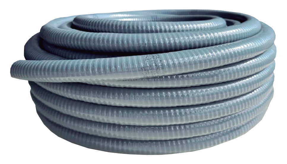 3/4” x 100' Roll Liquid Tight Flexible PVC Conduit