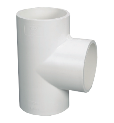 PVC Straight Tee – 3/4" SxSxS SCH40 (401-007)