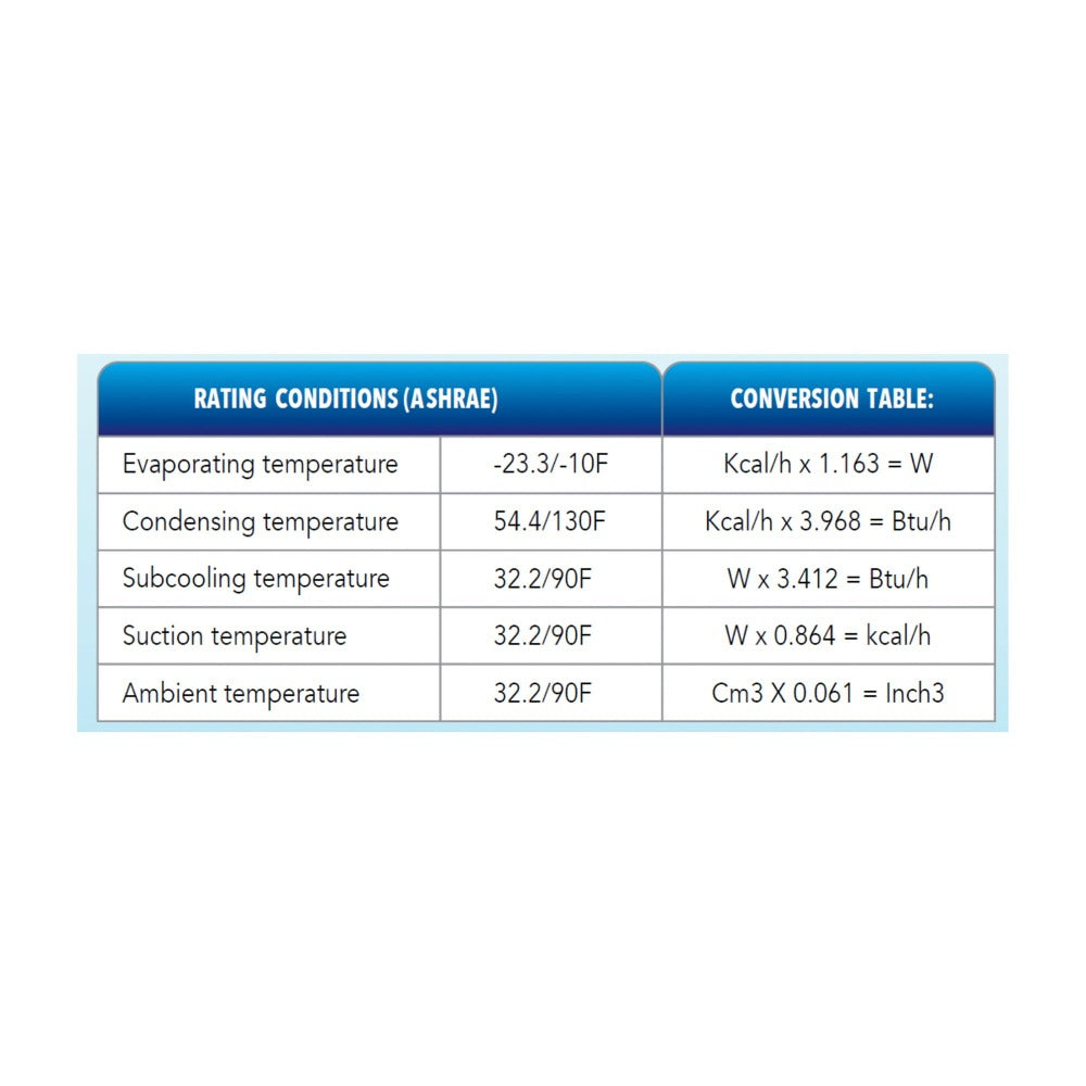 Refrigeration Compressor - R134A - 1/3 HP