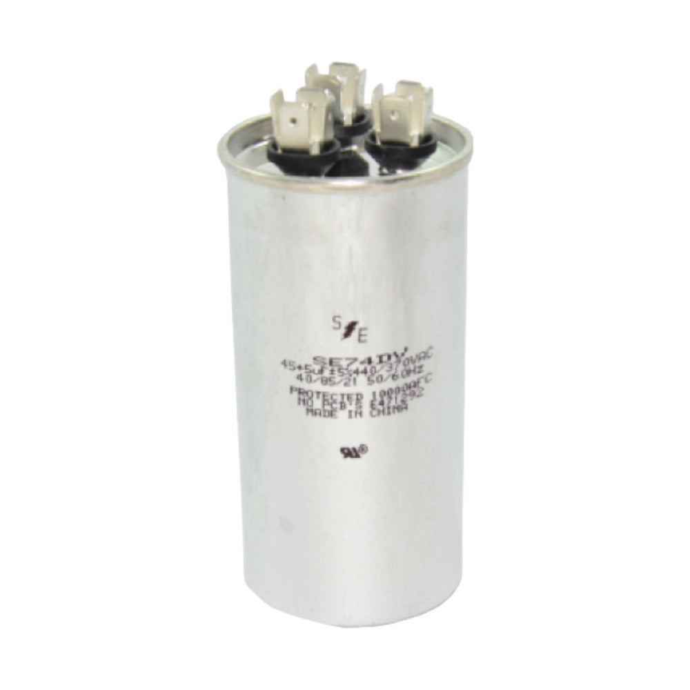 80+5 µF 370/440V Dual Round Capacitor