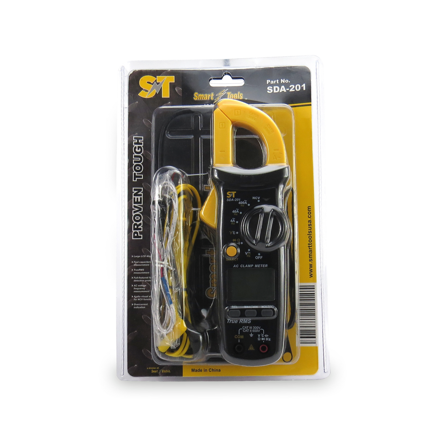 Digital AC Clamp Meter AC 2A-200A/20A-400A