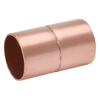 100-1/2 inch copper-to-copper coupling with rolled stop for joining copper tubing.