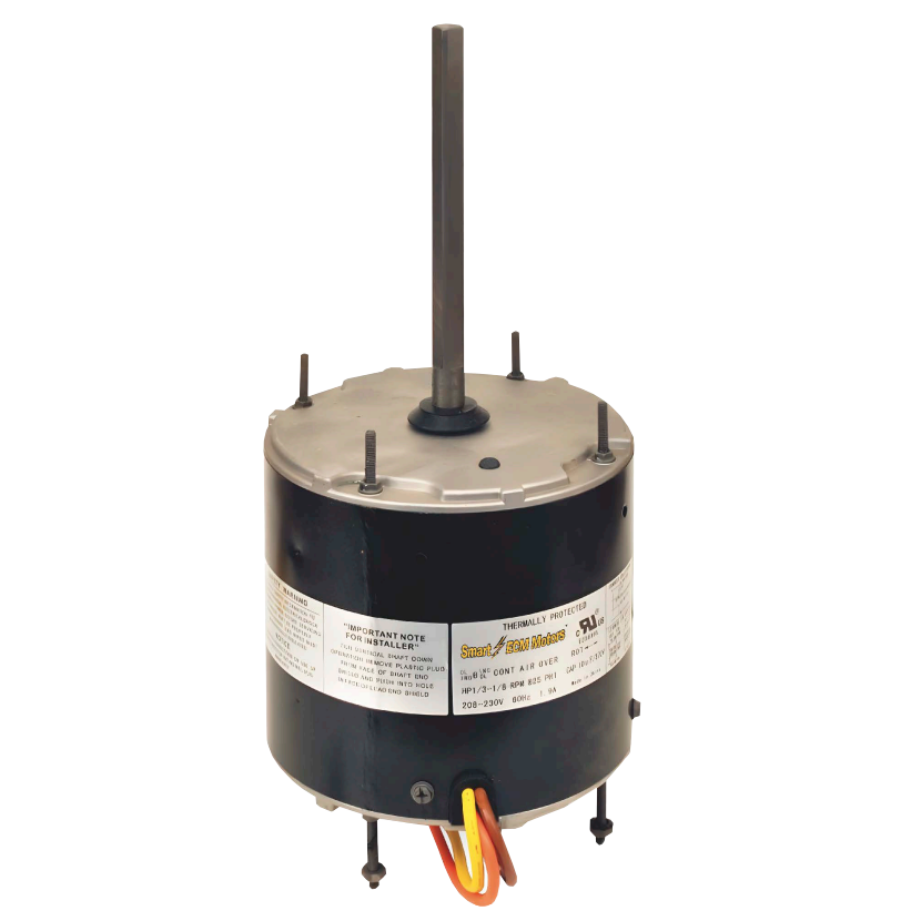 825 RPM Multi-Horsepower Condenser Fan Motor (208–230V, 1/8–1/3 HP)