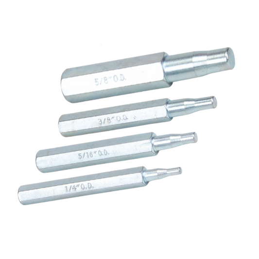 Juego de punzones de estampación para tubos de diámetro exterior de 1/4, 5/16, 3/8, 5/8 
