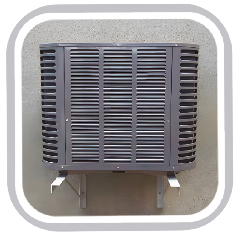 Galvanized Steel Unitary Wall Bracket - Max Load: 661.4LBS -D:42" x L:15.98" x S:36"