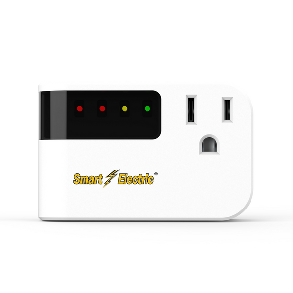 120V Voltage Protector Socket – 1800VA/15A | 115 Joules | 85–135VAC Range | 3–4 Min Delay