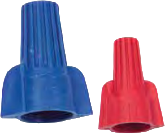 14-6W 600V BLUE SCREW ON WIRE CONNECTOR WING CAP
