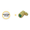 ADAPTADORES DE MANGUERA R410a - 5/16" HEMBRA X 1/4" MACHO CONEXIÓN 90 GRADOS