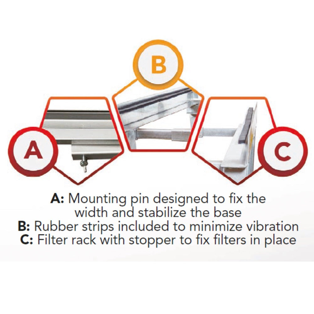Air Handler Stand - W:16-26" x H:18" x D:26"