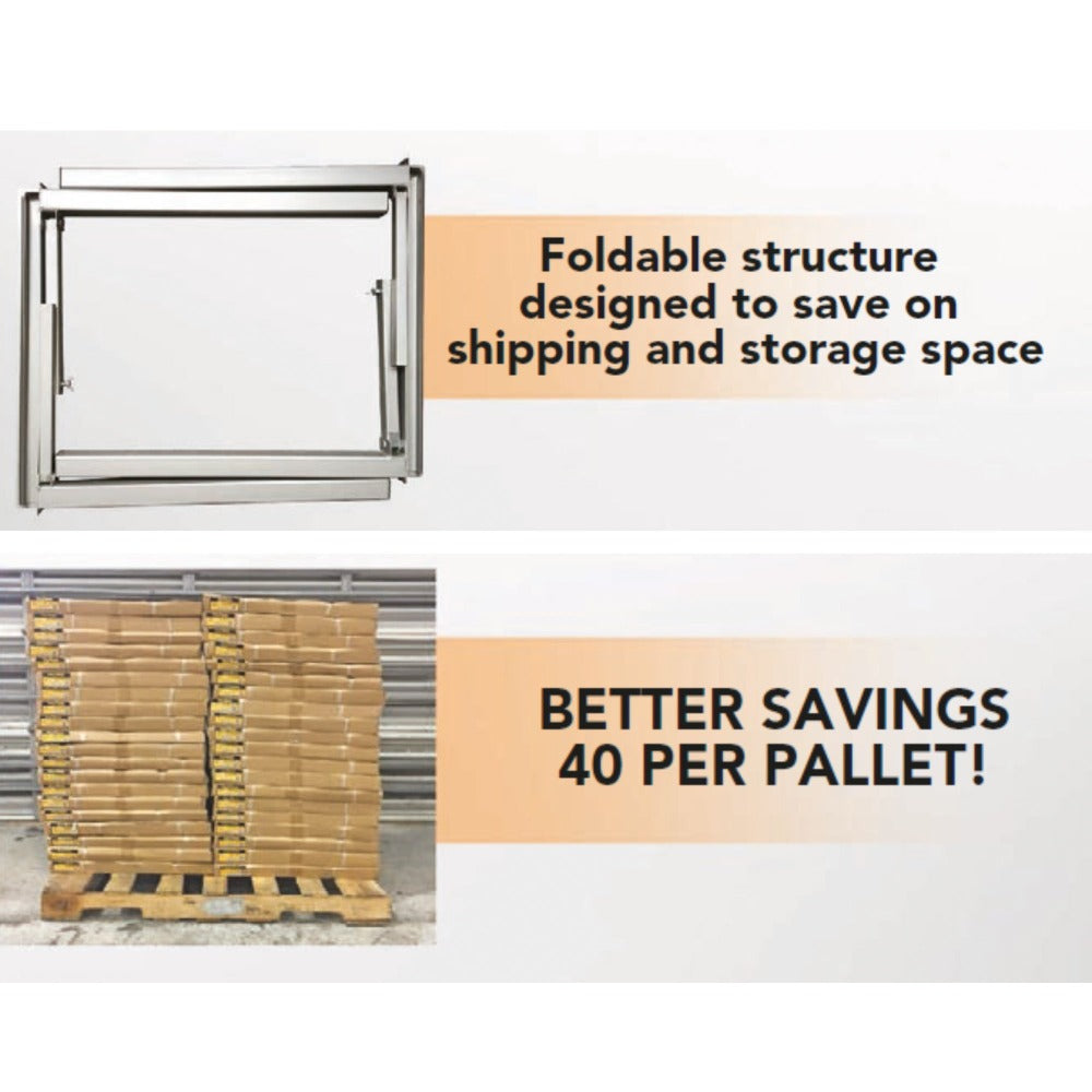 Soporte para unidad de tratamiento de aire: ancho: 16-26" x alto: 36" x profundidad: 26" 