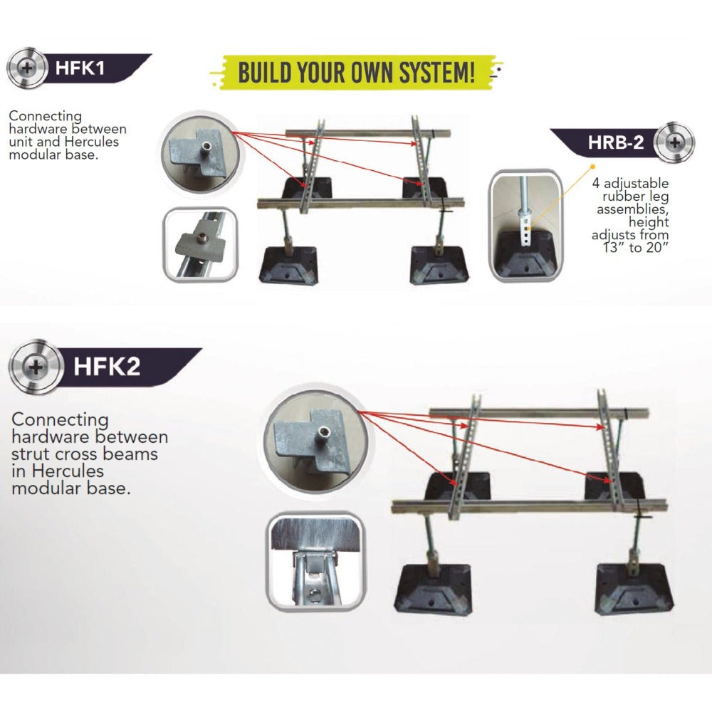 4 Pcs - 40” Strut Cross Beams
