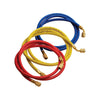36" Set of 3 Standard Manifold Charging Hoses - 800 PSI Working Pressure, 4000 PSI Burst