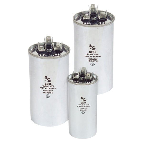 80+5 µF 440V Dual Round Capacitor