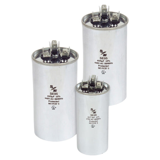 60+10 µF 370V Dual Round Capacitor