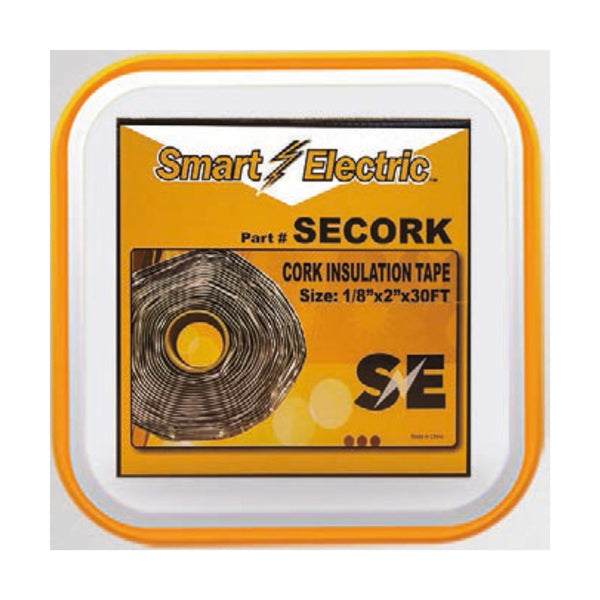 HERCULES ™ TAPE - Cork Insulation Tape 1/8" X 2" - 30' Roll