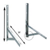 Stainless Steel Foldable Wall Condenser Bracket - Max Load: 485LBS - H:22.8" x D:21.2"