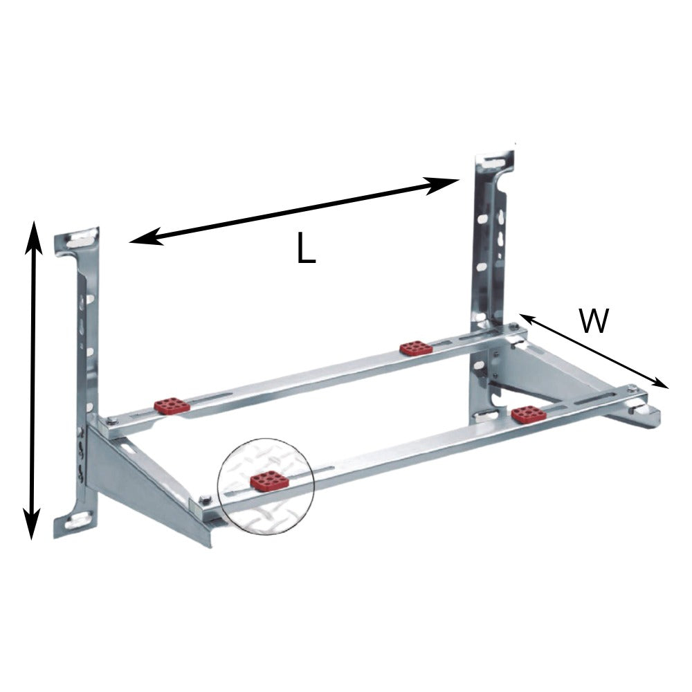 Condenser Wall Rack Stainless Steel Foldable Wall Condenser Bracket - Max Load: 485LBS - H ...