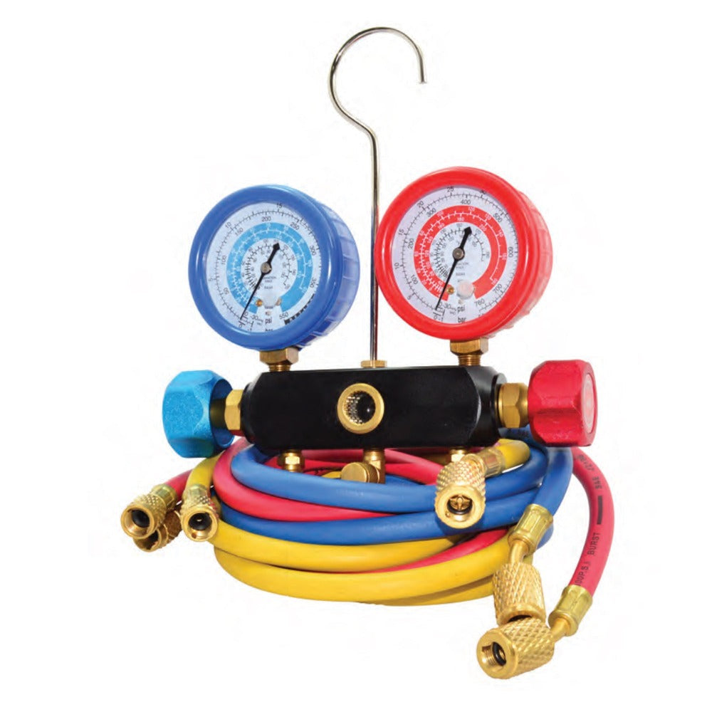 2 Valve Manifold Set - R134A, R404A, R410A, R454B, R32