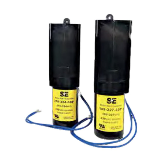 SUPER STARTER - ARRANQUE DURO DE 2 HILOS - CONDENSADOR DE 3-5HP 270-324MFD - PARA COMPRESOR PSC Y CSIR 