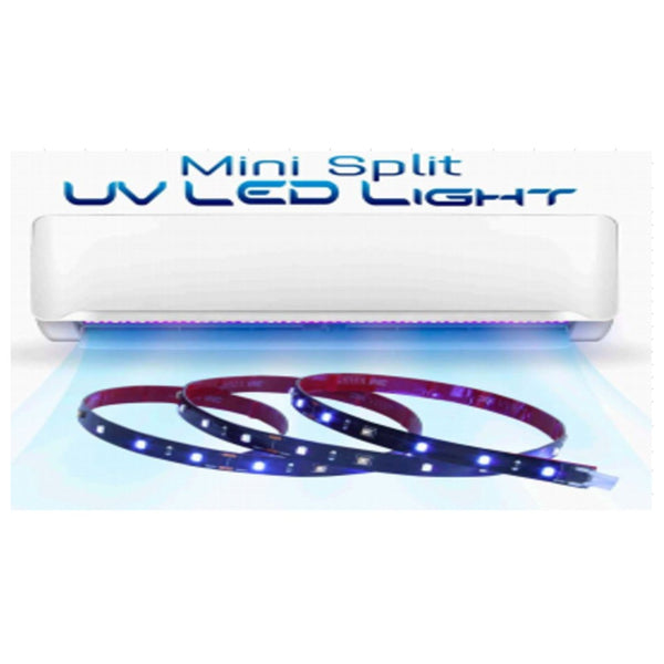 Luz LED UV Mini Split - Tira de 39" para Evaporadores Mini Split de 24k, 30k y 36k
