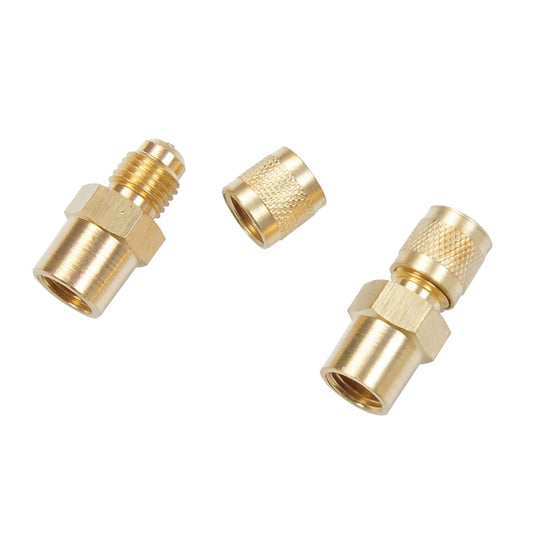 1/4" MALE FLARE x 1/4" FEMALE FLARE W/ CORE REMOVER