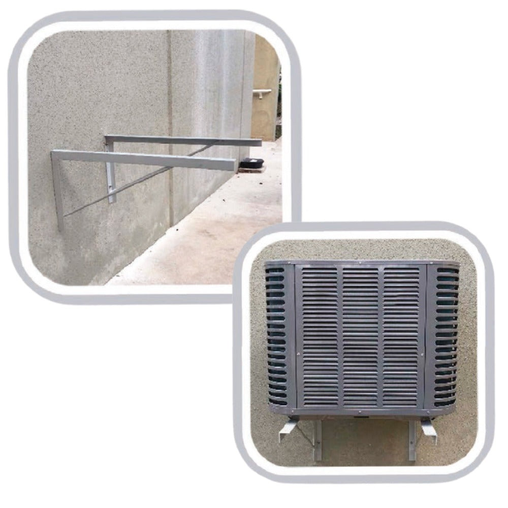 Galvanized Steel Unitary Wall Bracket - Max Load: 661.4LBS - D:36" x H:15.98" x S:31"